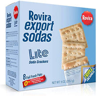 Rovira Export Sodas Lite Crackers (8 foil fresh pack)