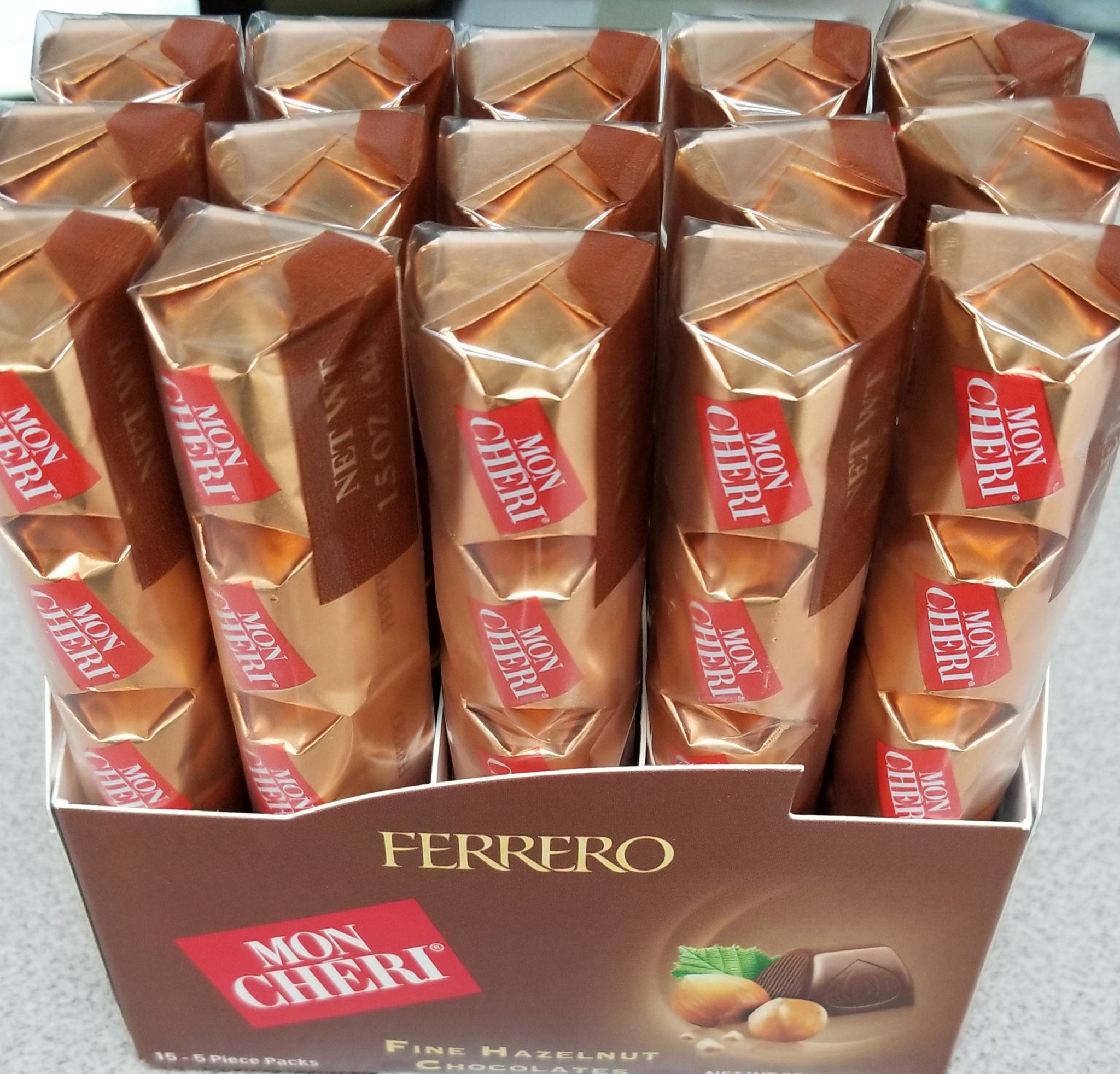 Ferrero Mon Cheri Fine Hazelnut Chocolates