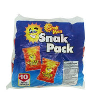 Cheeze Curls Snak Man 10 Packs